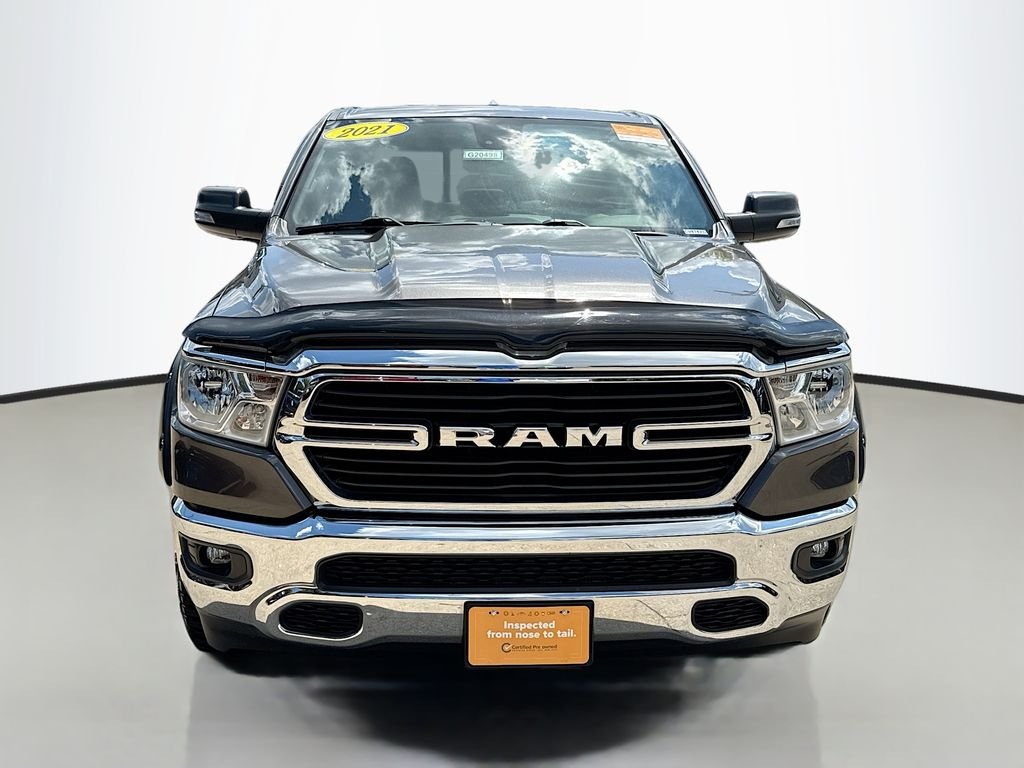 Used 2021 Granite Crystal Metallic Clearcoat Ram Big Horn image 2