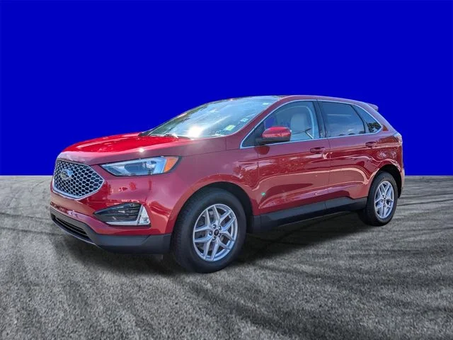 Certified Used 2024 Red Metallic Ford SEL image 8
