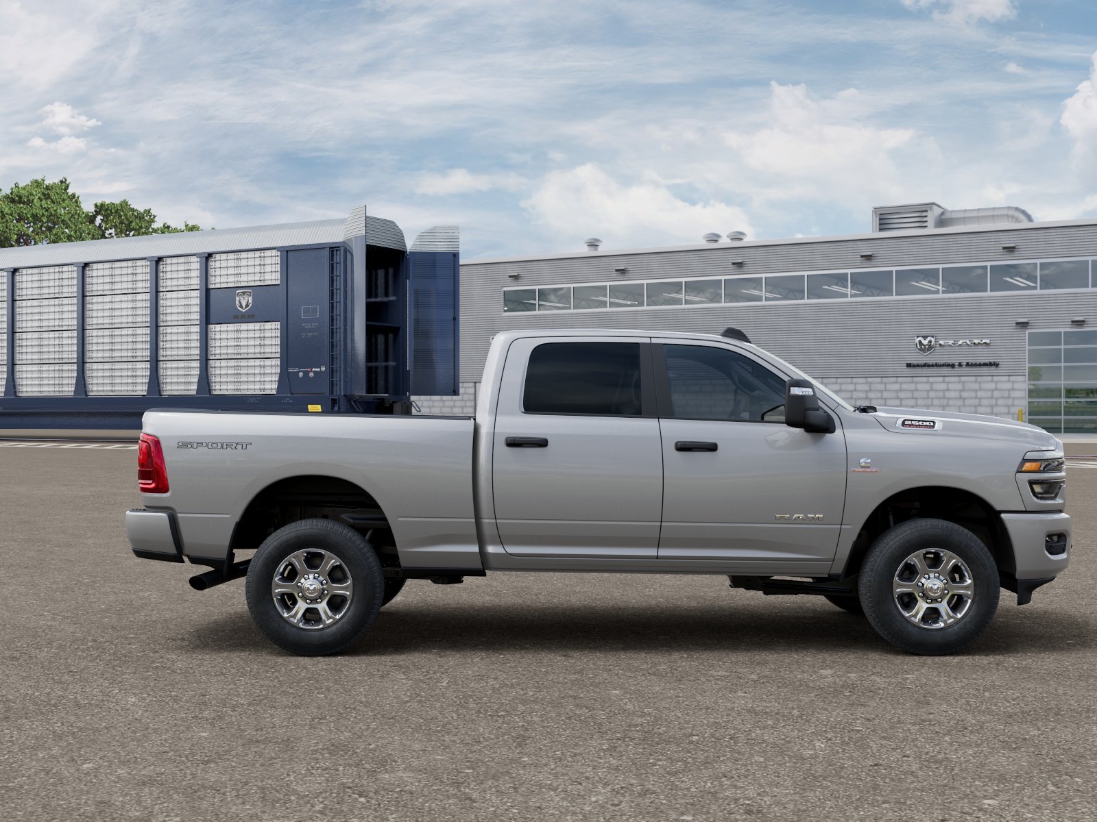 New 2027 Silver-Zynith Exterior Paint RAM Big Horn image 12