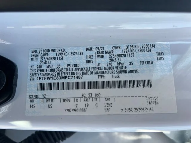 Used 2021 White Ford XLT image 39