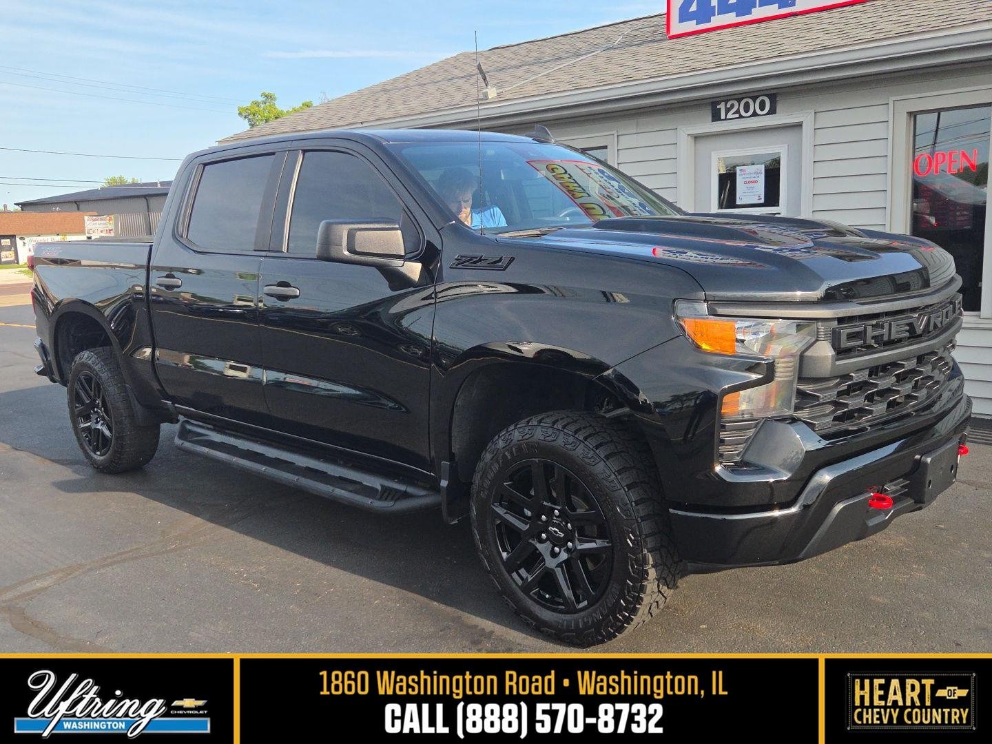 Used 2023 Black Chevrolet Custom Trail Boss image 1