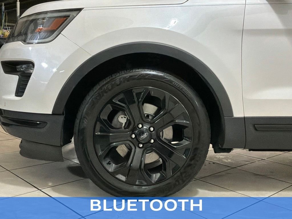 Certified Used 2019 White Platinum Clearcoat Metallic Ford Sport image 15