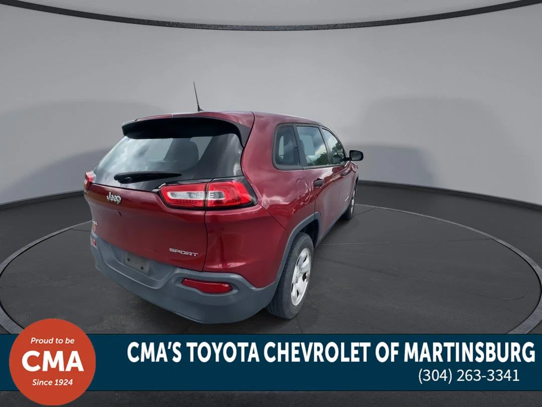 Used 2016 Deep Cherry Red Crystal Pearlcoat Jeep Sport image 8