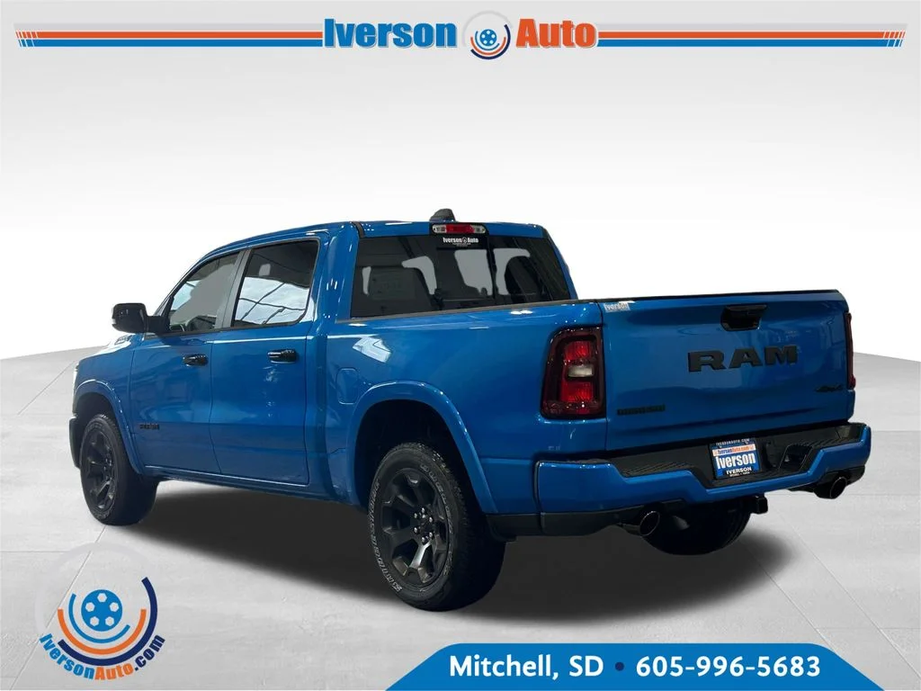 New 2026 Hydro Blue Pearl-Coat Exterior Paint RAM Big Horn/Lone Star image 5