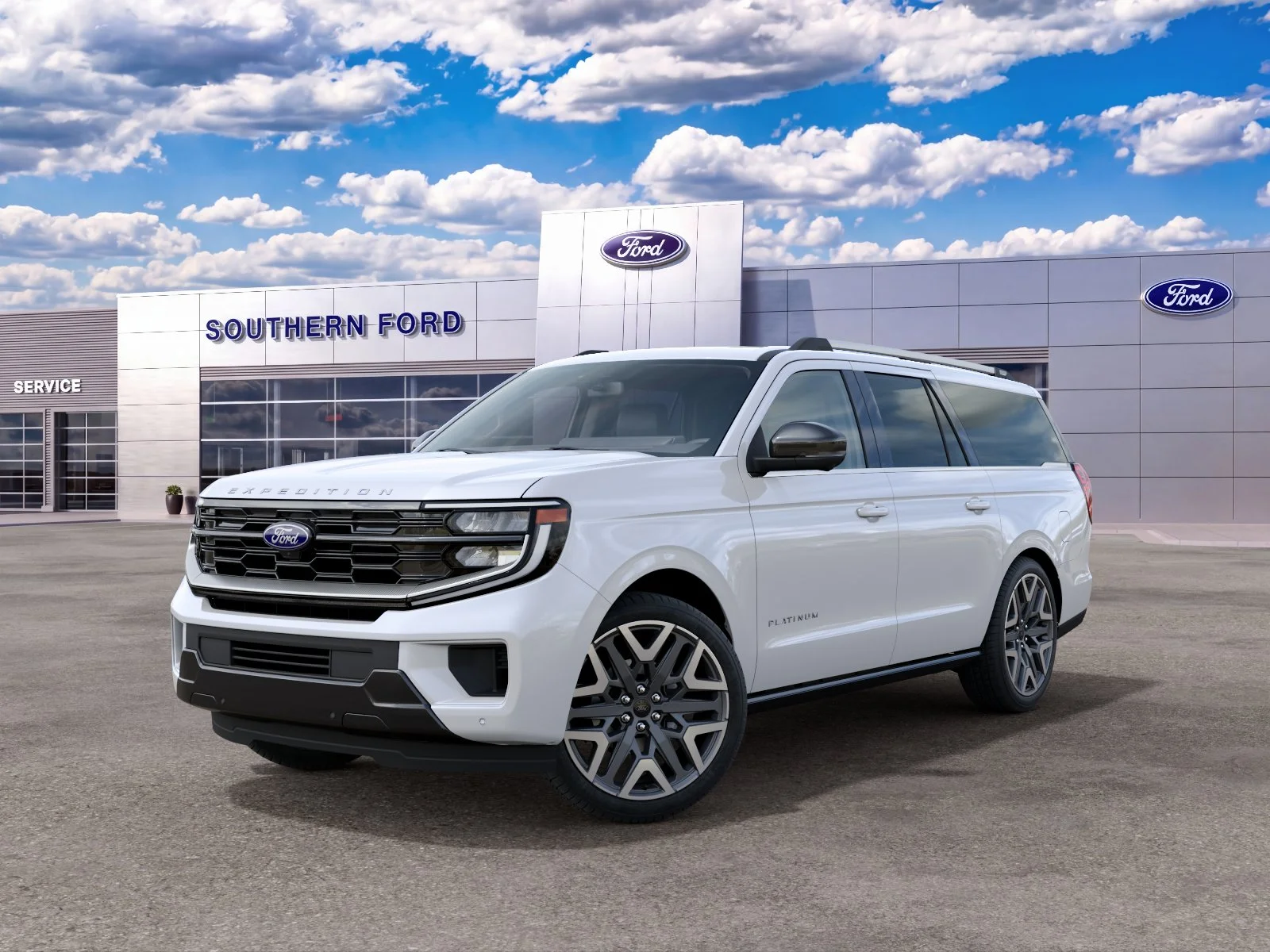 New 2027 Star White Metallic Tri-Coat Ford Platinum image 26