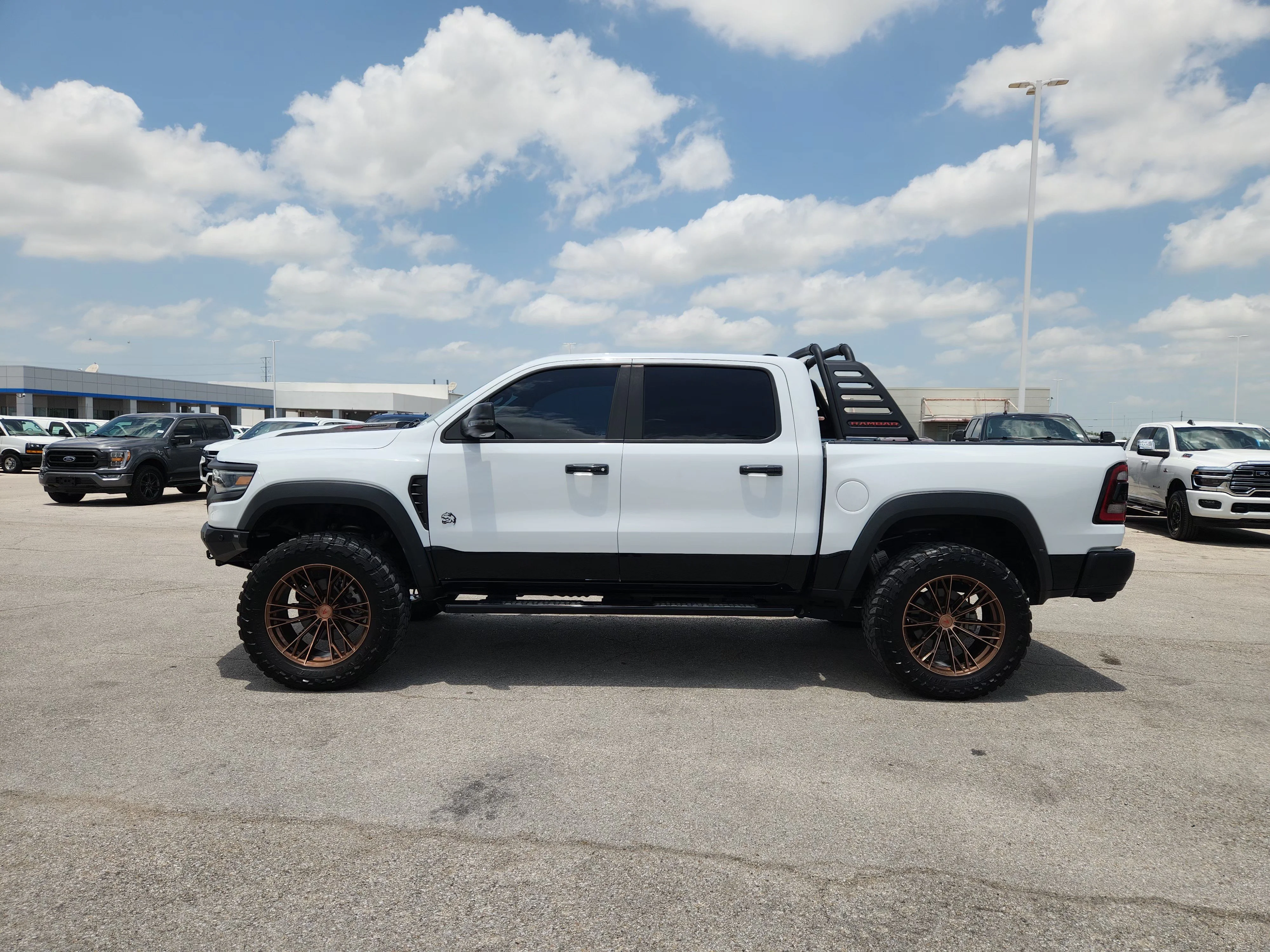 Used 2024 Bright White Clearcoat Ram TRX image 4