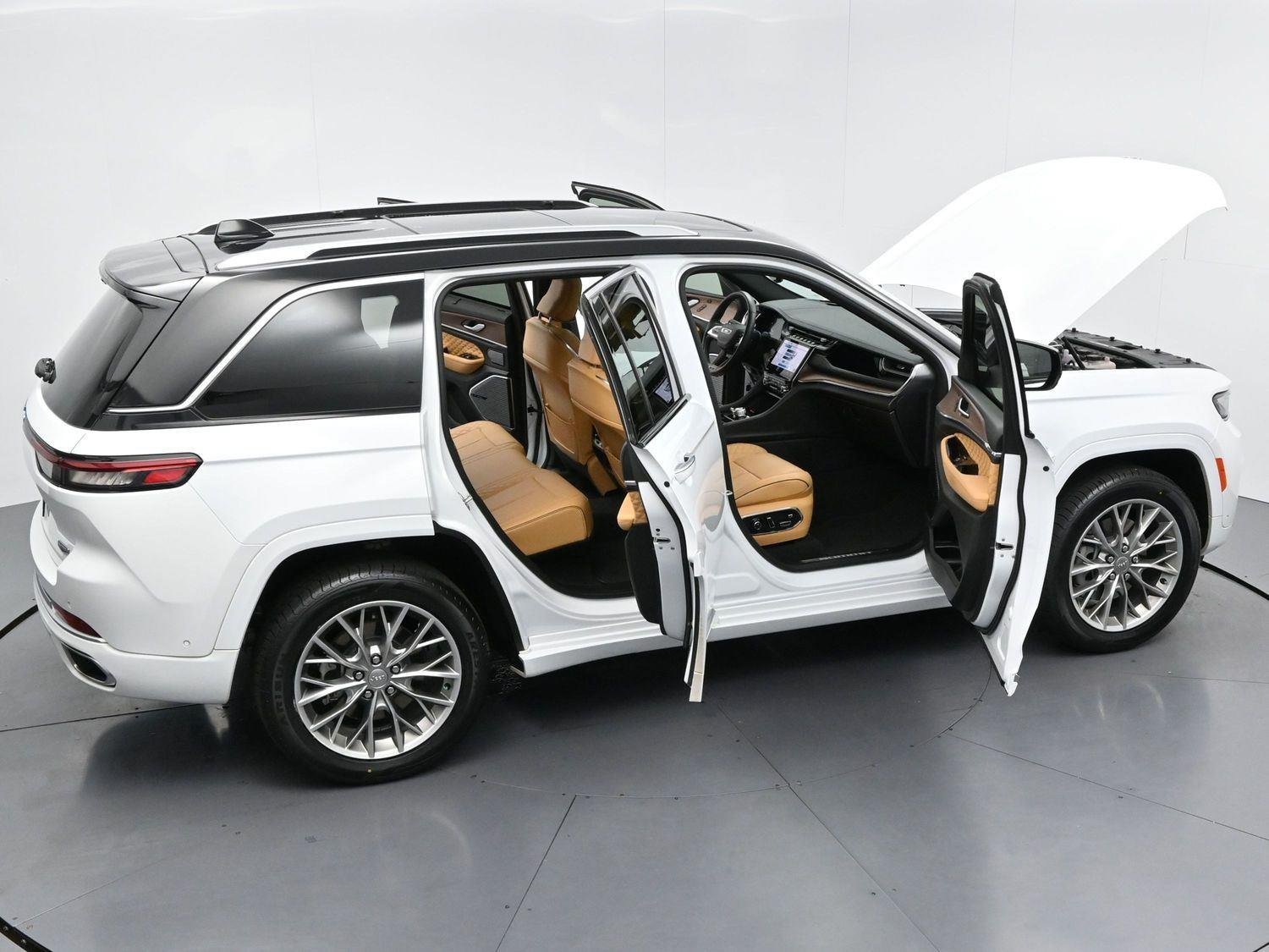 Used 2022 Bright White Clearcoat Jeep Summit image 44