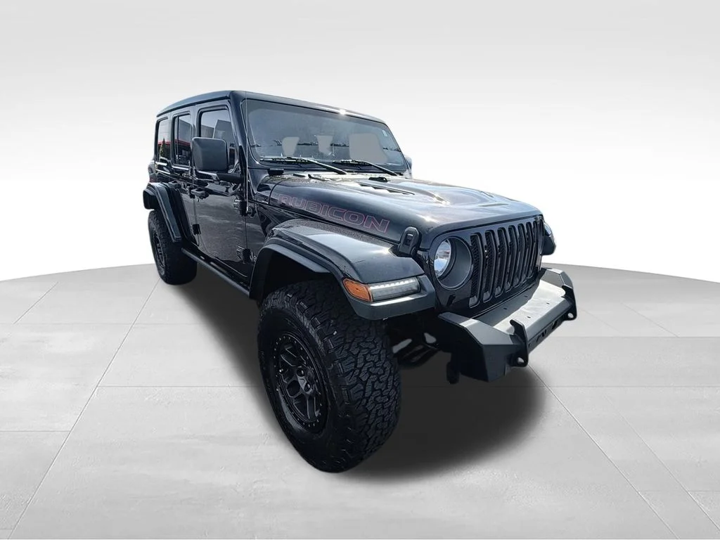 Used 2021 Black Jeep Unlimited Rubicon image 2