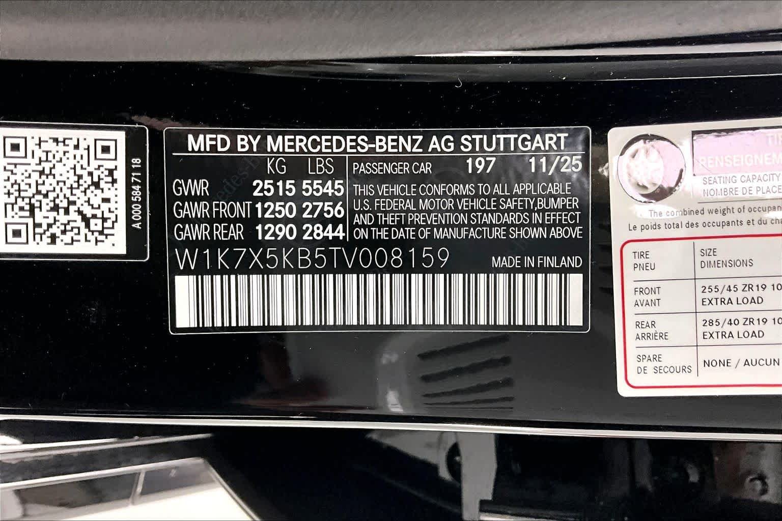 New 2026 Obsidian Black Metallic Mercedes-Benz AMG® GT 43 4-Door Coupe image 25