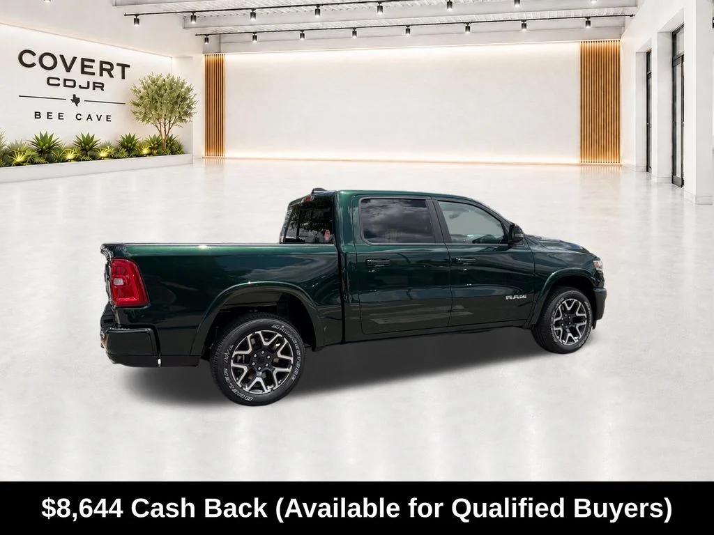 New 2026 Serrano-Green Metallic Exterior Paint RAM Laramie image 11