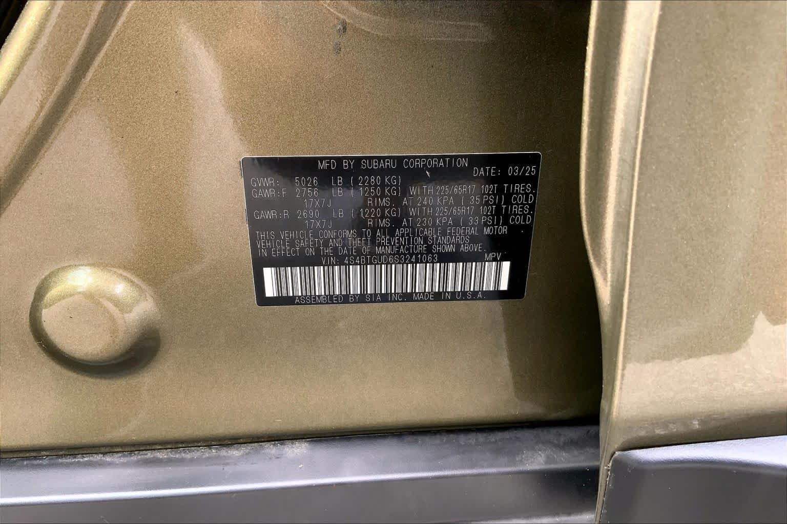 Used 2025 Autumn Green Metallic Subaru Wilderness image 31