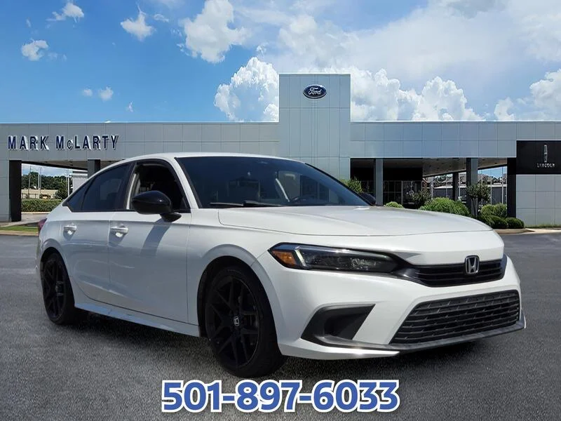 Used 2022 Platinum White Pearl Honda Sport CVT image 7