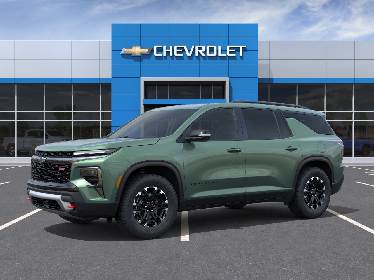 New 2027 Trillium Green Metallic Chevrolet Z71 image 2