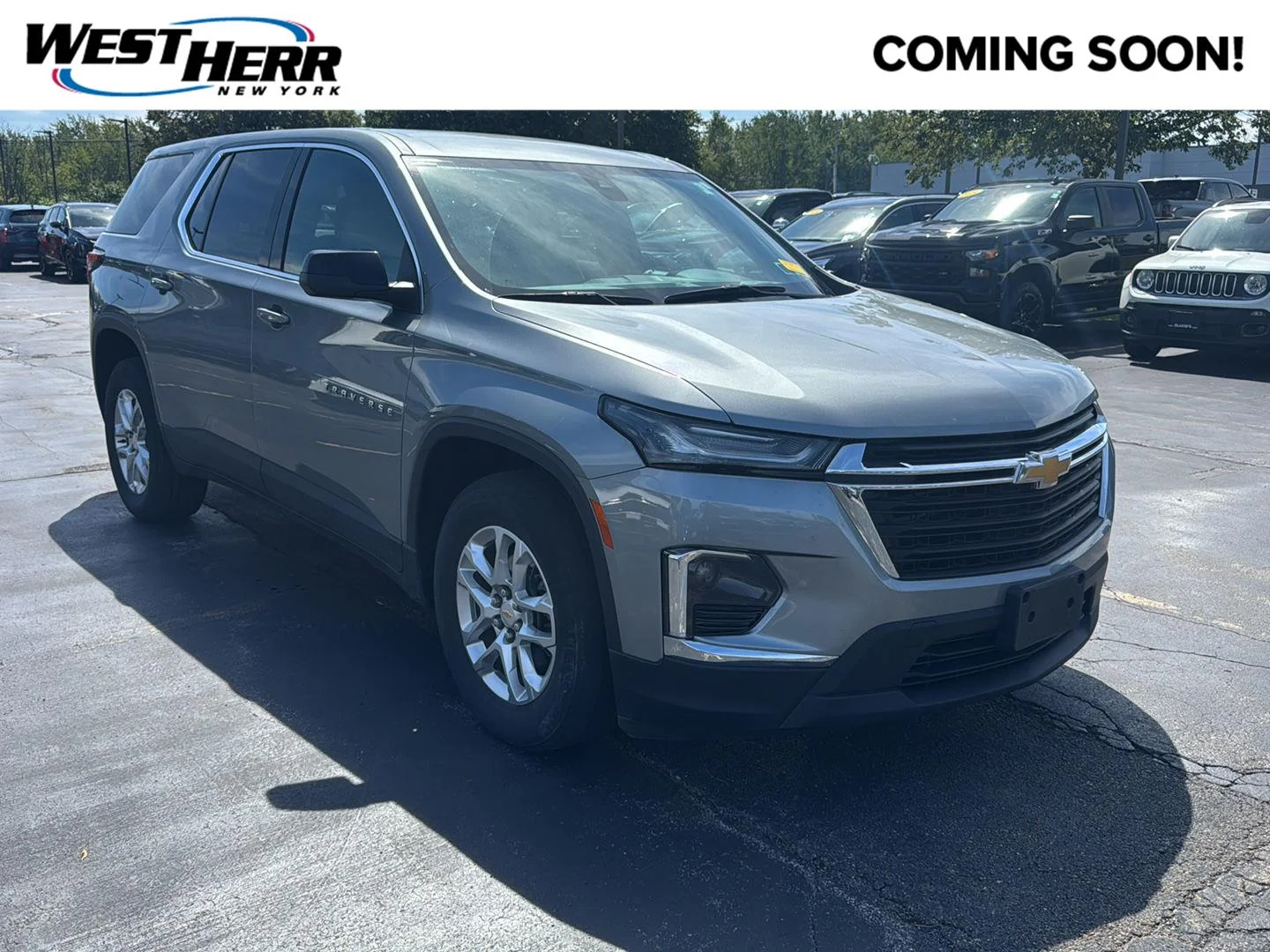 Used 2023 Sterling Gray Metallic Chevrolet LS image 1