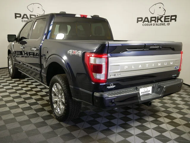 Used 2022 Antimatter Blue Metallic Ford Platinum image 7