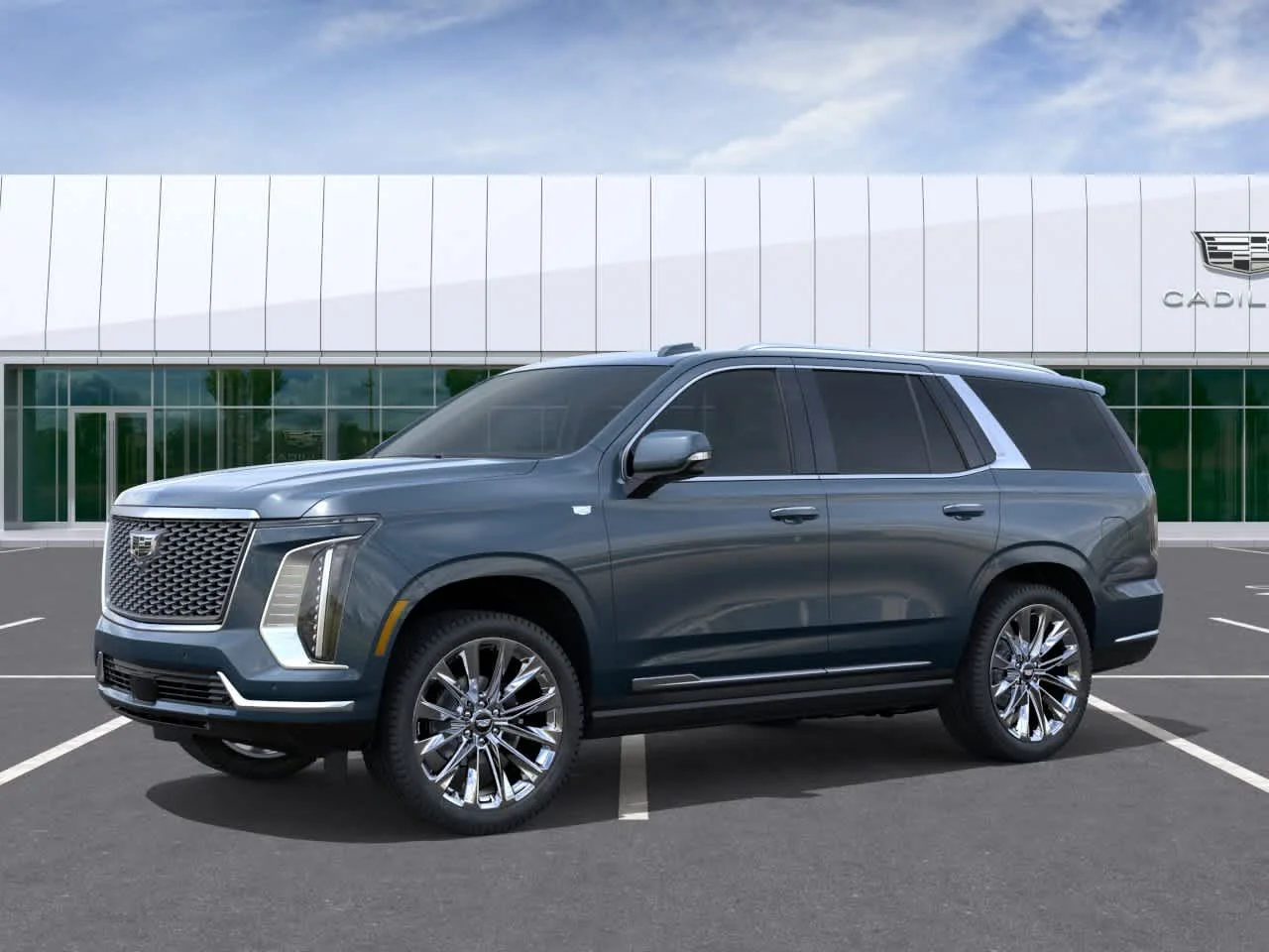 New 2026 Deep Sea Metallic Cadillac Platinum Luxury image 2