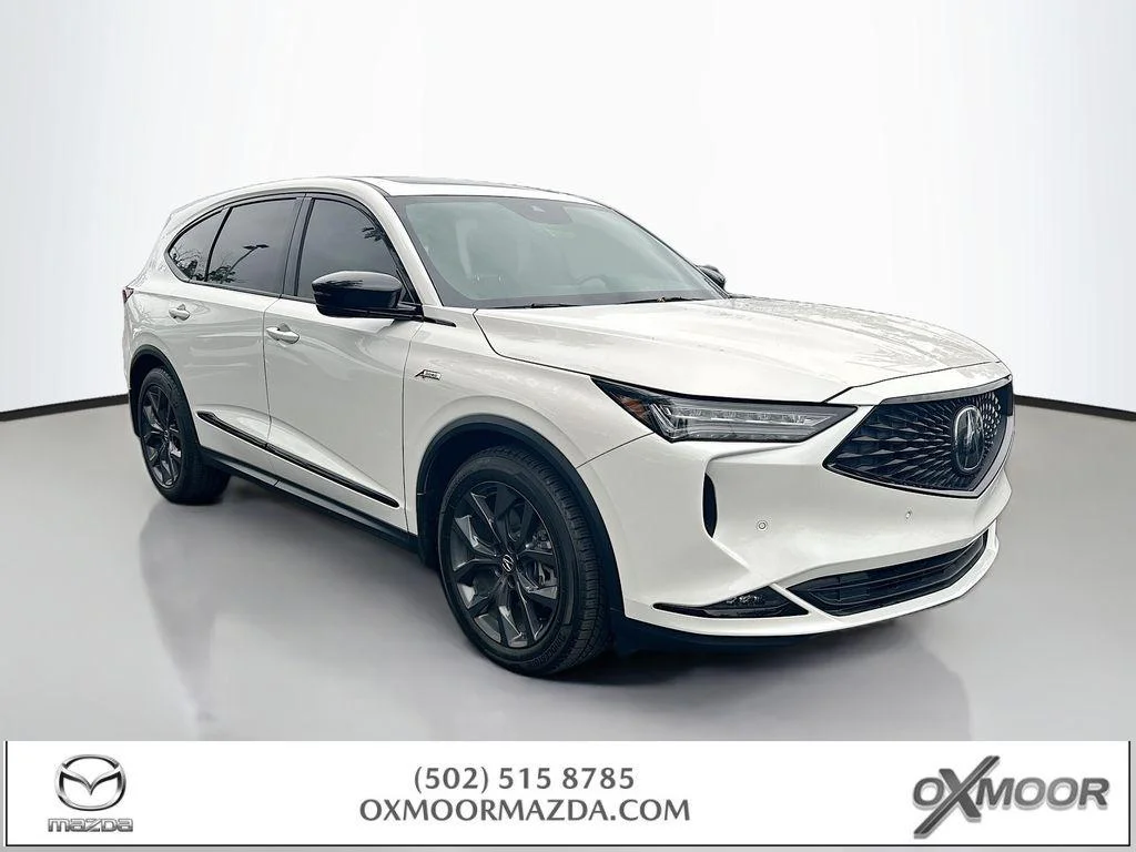 Used 2023 Platinum White Pearl Acura w/A-Spec Package image 1
