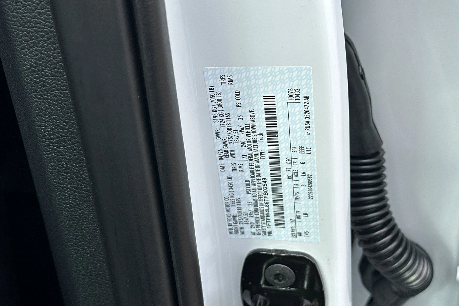 New 2026 White Ford Tremor image 22