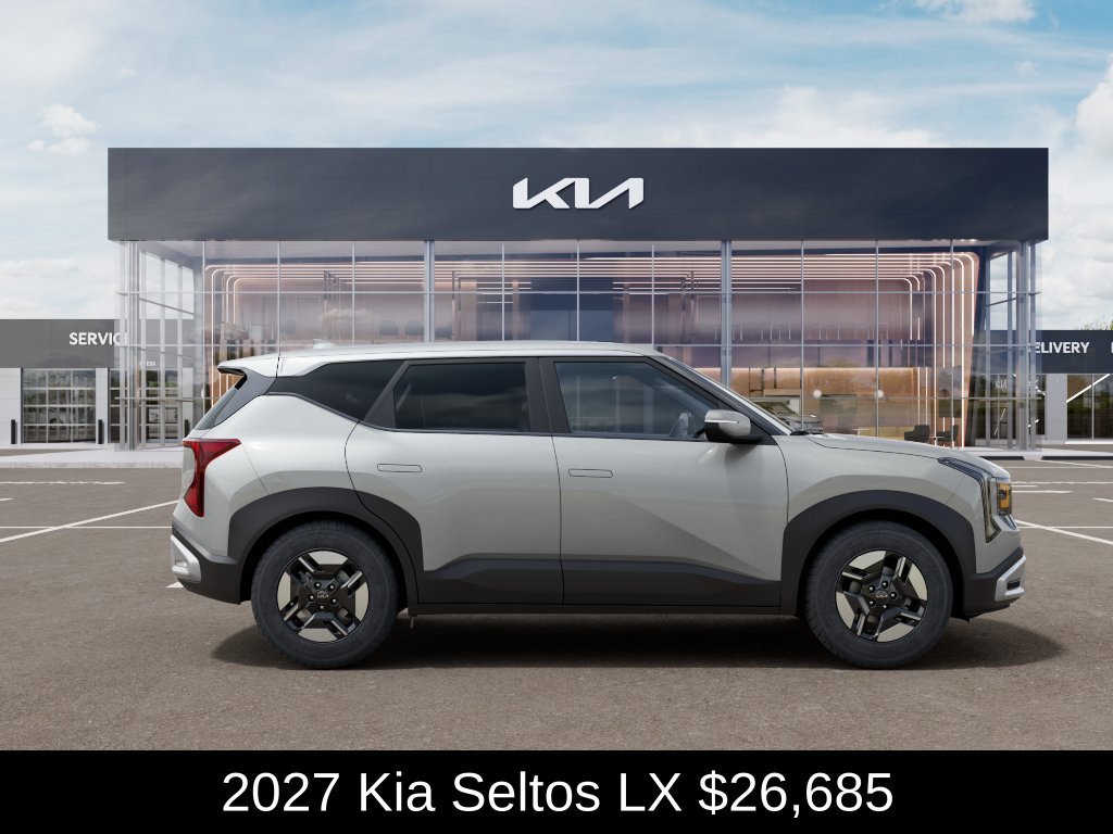New 2027 Ivory Silver Kia LX image 8