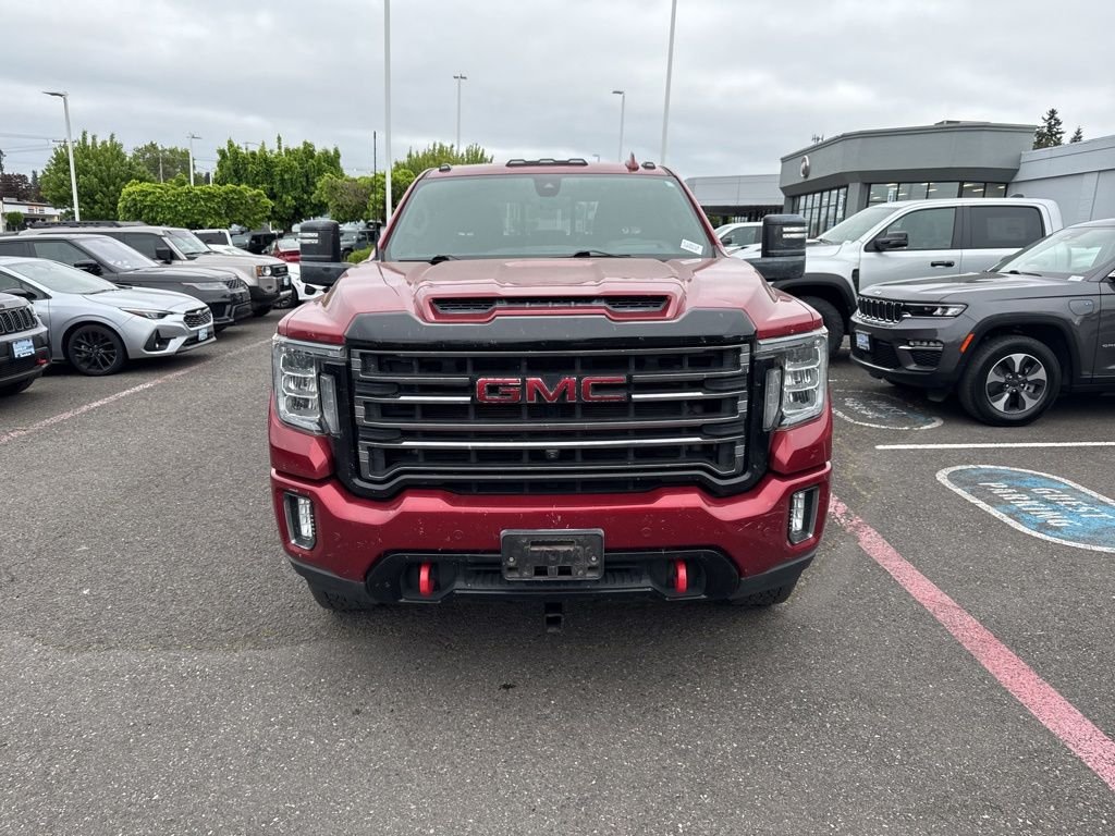 Used 2020 Cardinal Red GMC AT4 image 2