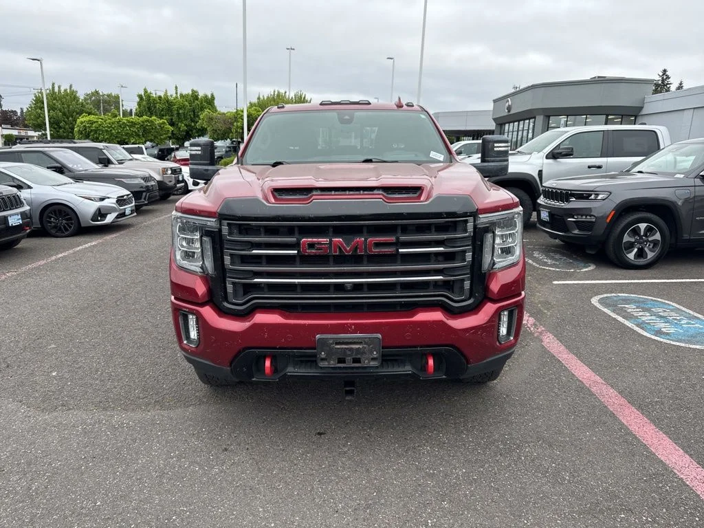 Used 2020 Cardinal Red GMC AT4 image 2
