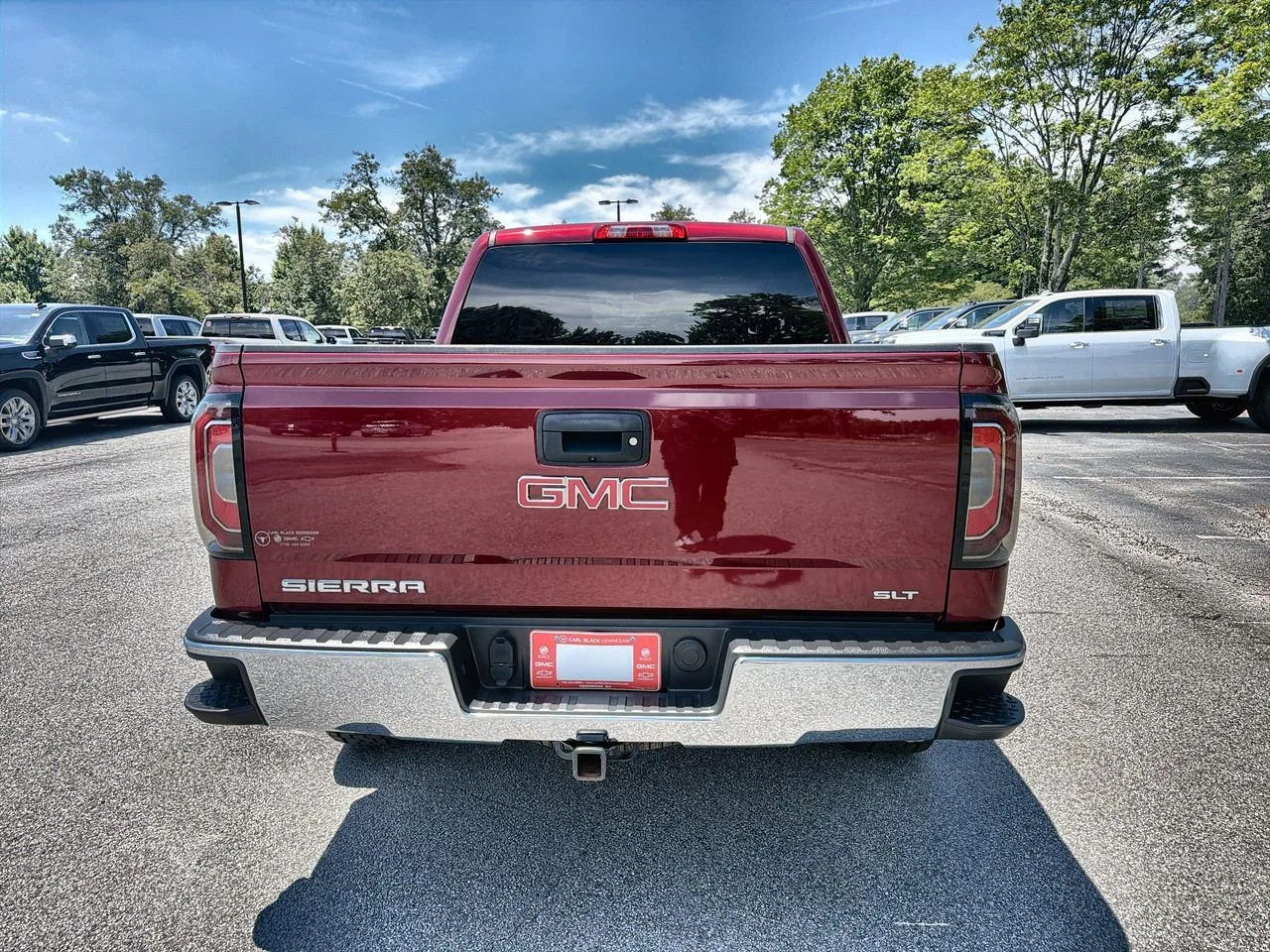 Used 2016 CRIMSON RED TINTCOAT GMC SLT image 7