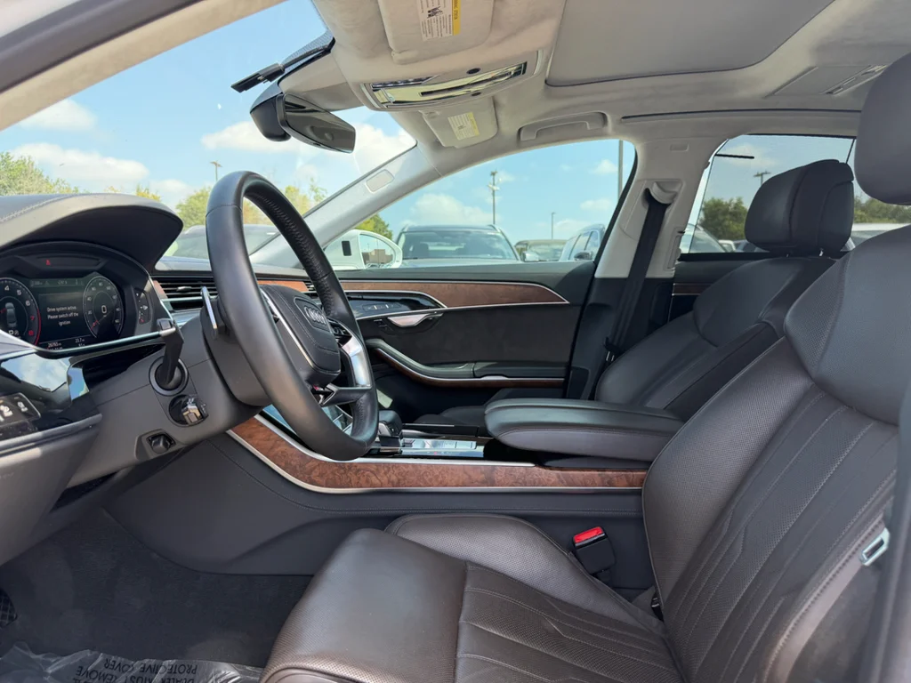 Used 2019 Glacier White Metallic Audi L 55 (Tiptronic) (No Longer Available Fo image 10