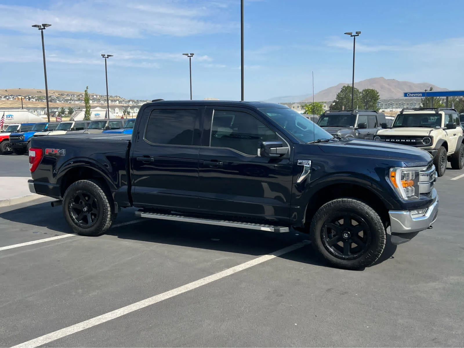Certified Used 2021 Antimatter Blue Metallic Ford LARIAT image 5