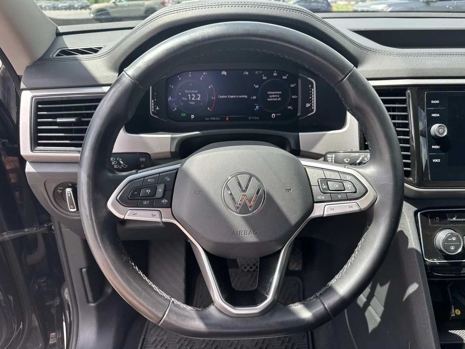Used 2021 Black Volkswagen 3.6L V6 SEL image 14