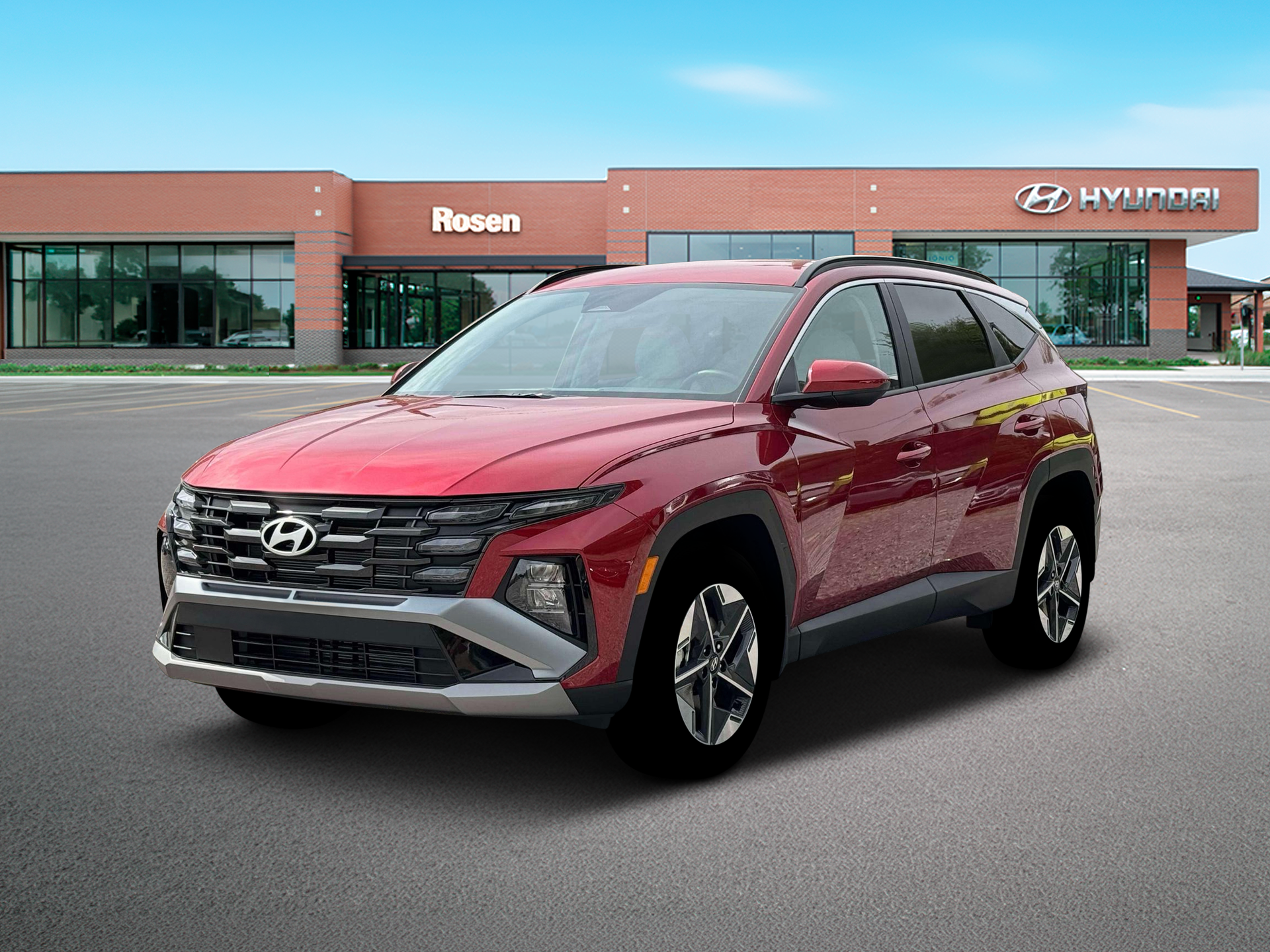New 2026 Red Hyundai SEL AWD image 1
