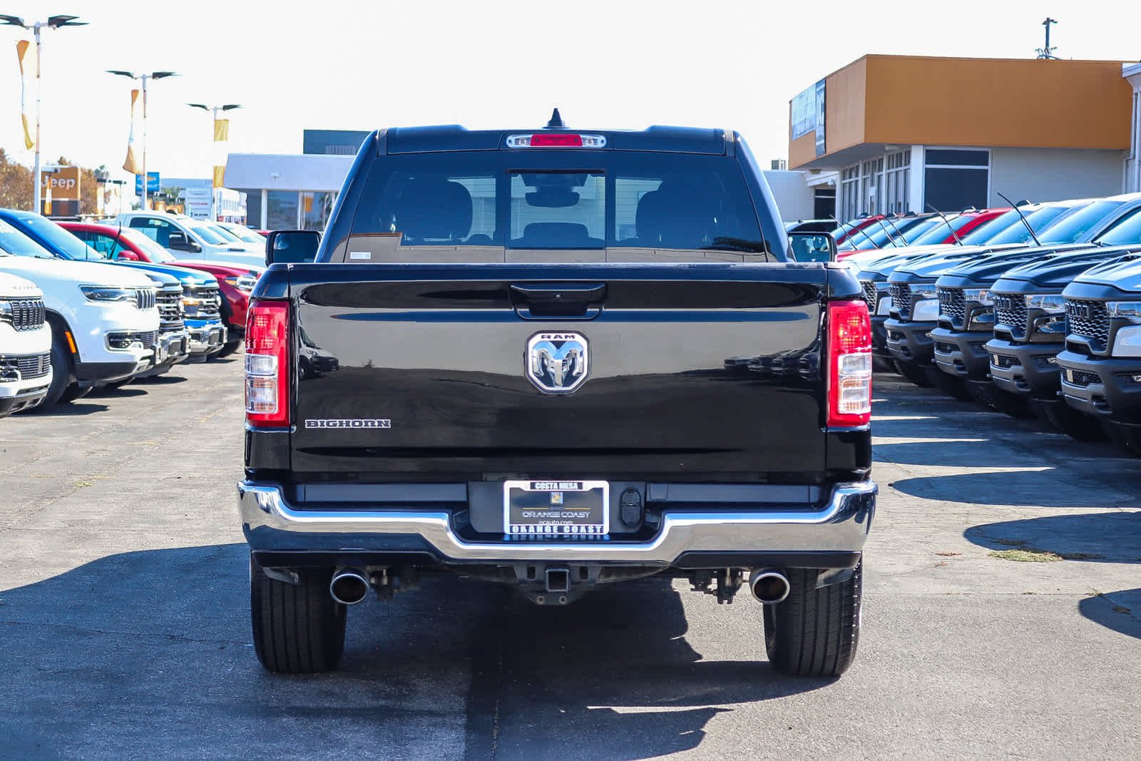 Used 2022 Diamond Black Crystal Pearlcoat Ram Big Horn image 6