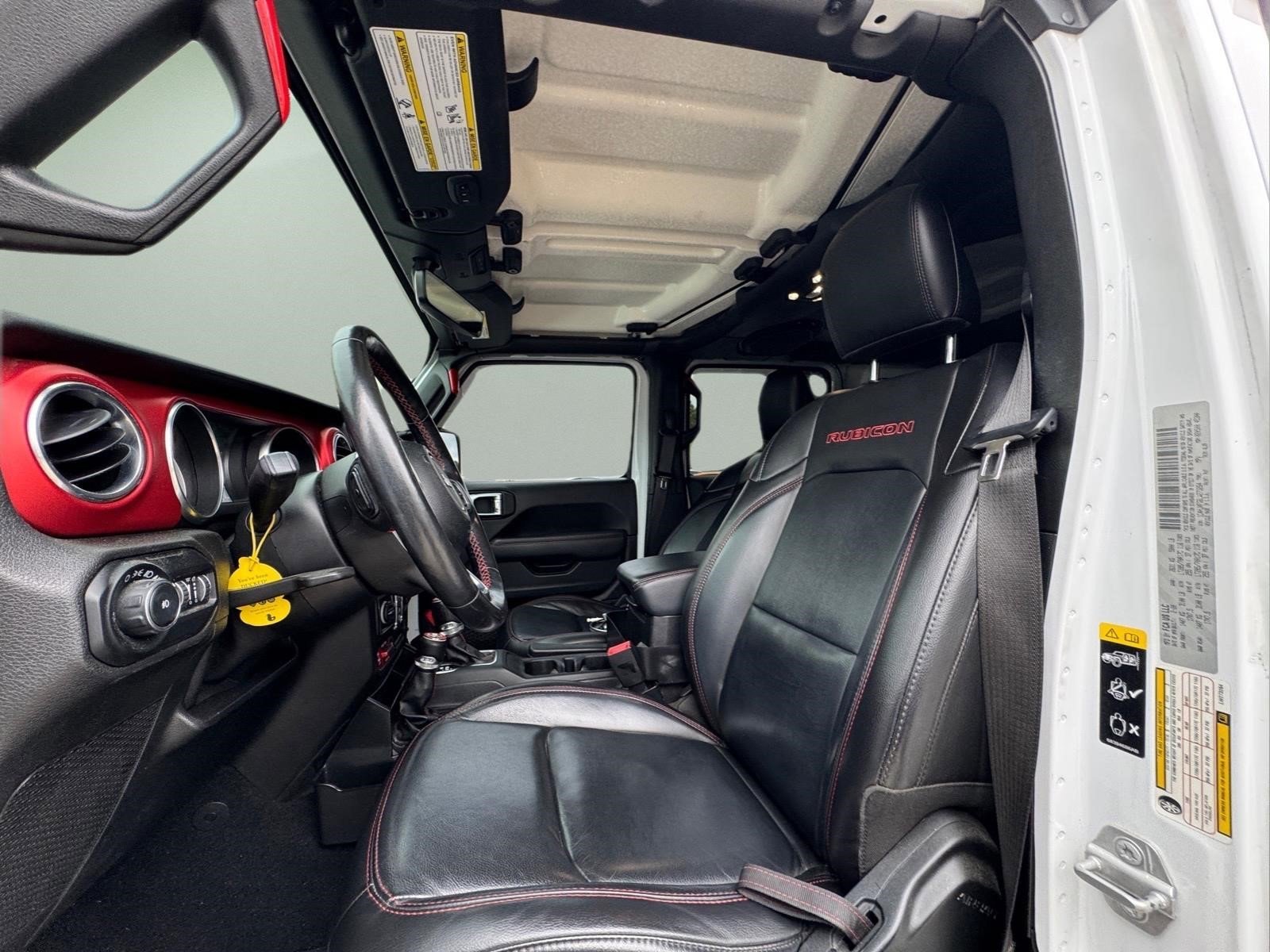 Used 2020 Bright White Clearcoat Jeep Rubicon image 15