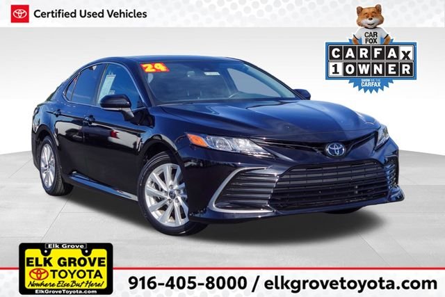 Certified Used 2024 Black Toyota LE image 1