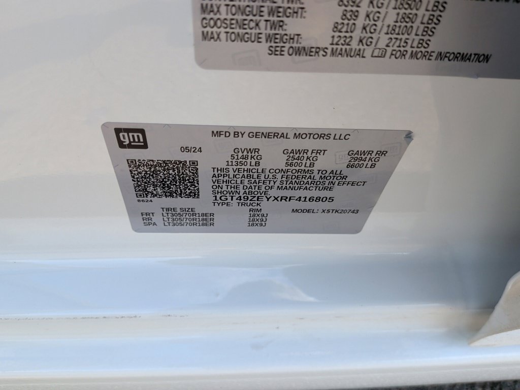 Used 2024 Summit White GMC AT4X image 56