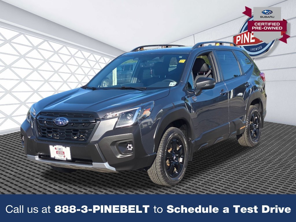 Used 2023 Magnetite Gray Metallic Subaru Wilderness image 1