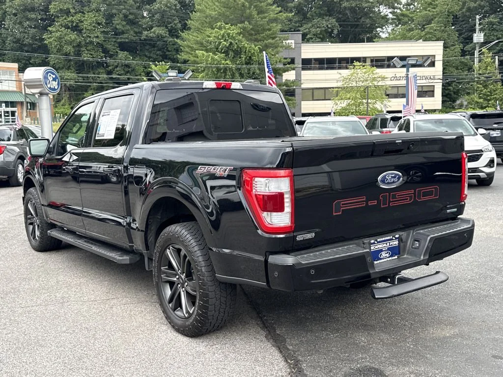 Used 2022 Agate Black Metallic Ford Lariat image 6