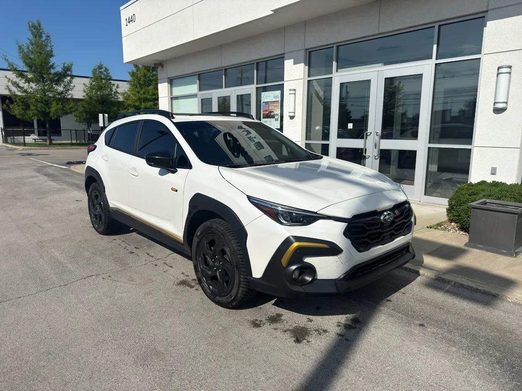 Used 2024 Crystal White Pearl Subaru Sport image 1