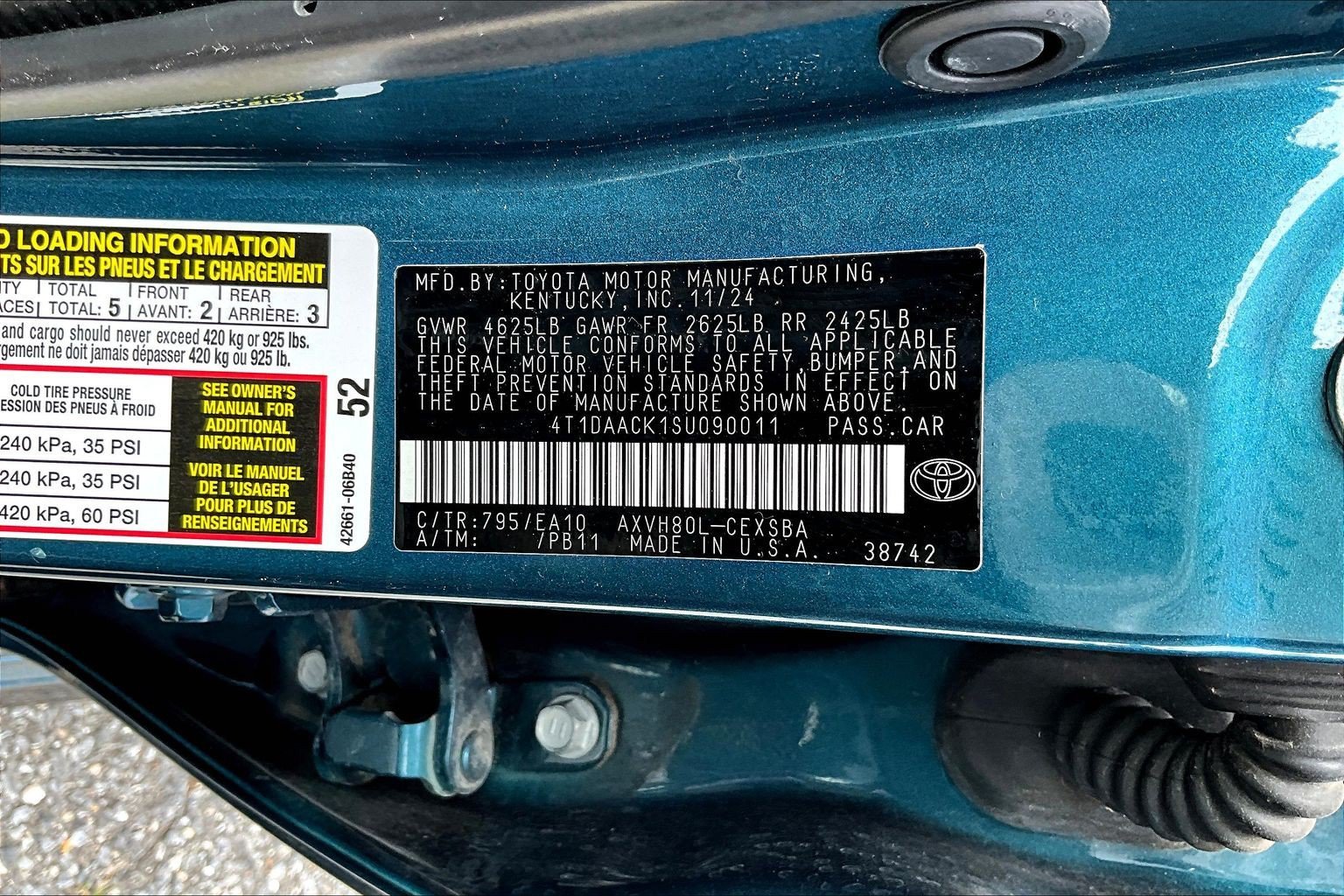 Used 2025 Blue Toyota SE image 17
