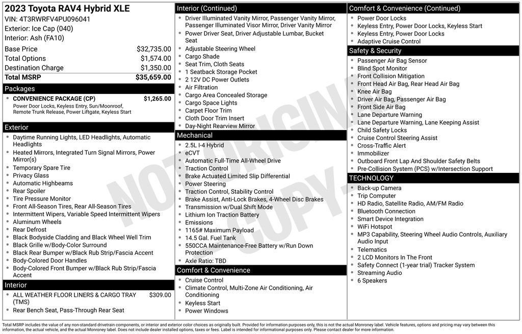 Certified Used 2023 White Toyota XLE image 27