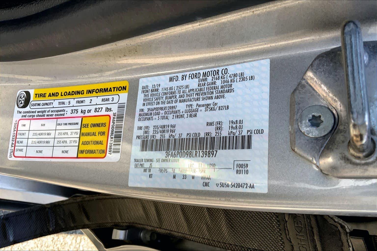 Used 2020 Iconic Silver Metallic Ford Titanium image 37
