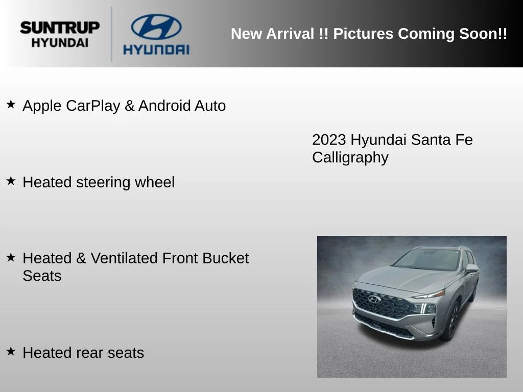 Used 2023 Shimmering Silver Pearl Hyundai Calligraphy image 9