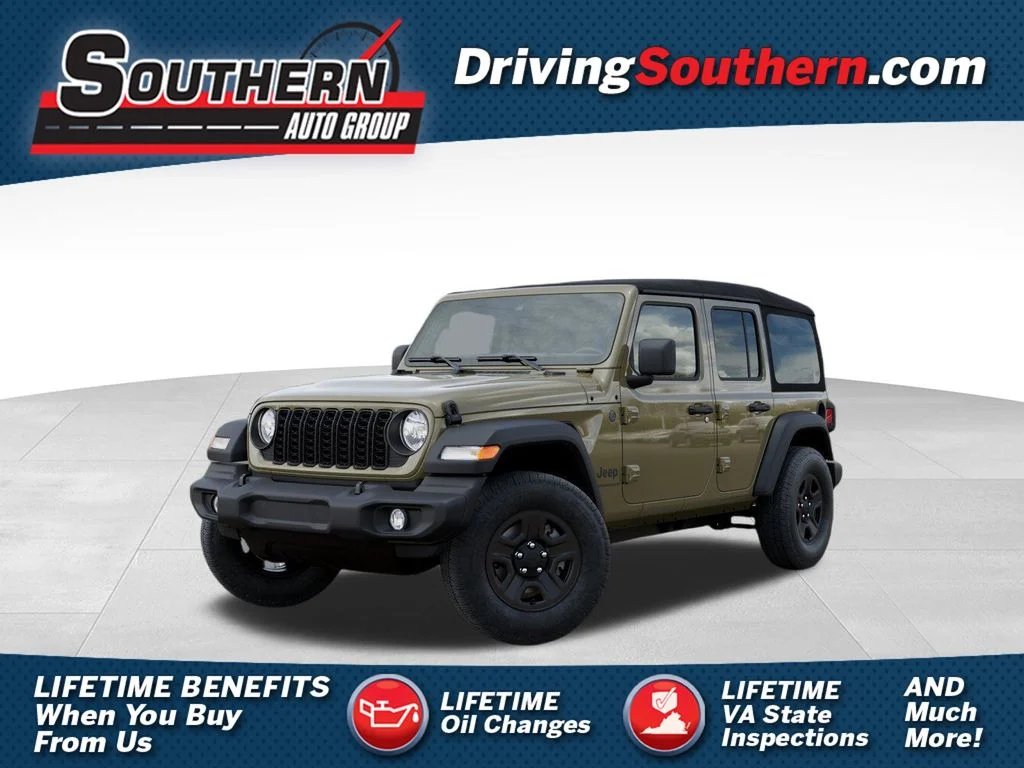 Used 2025 Gold Jeep Sport image 1