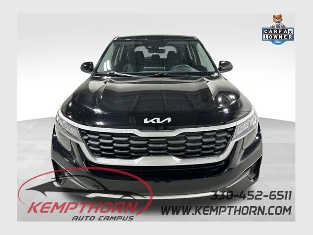 Used 2023 Black Kia LX image 1