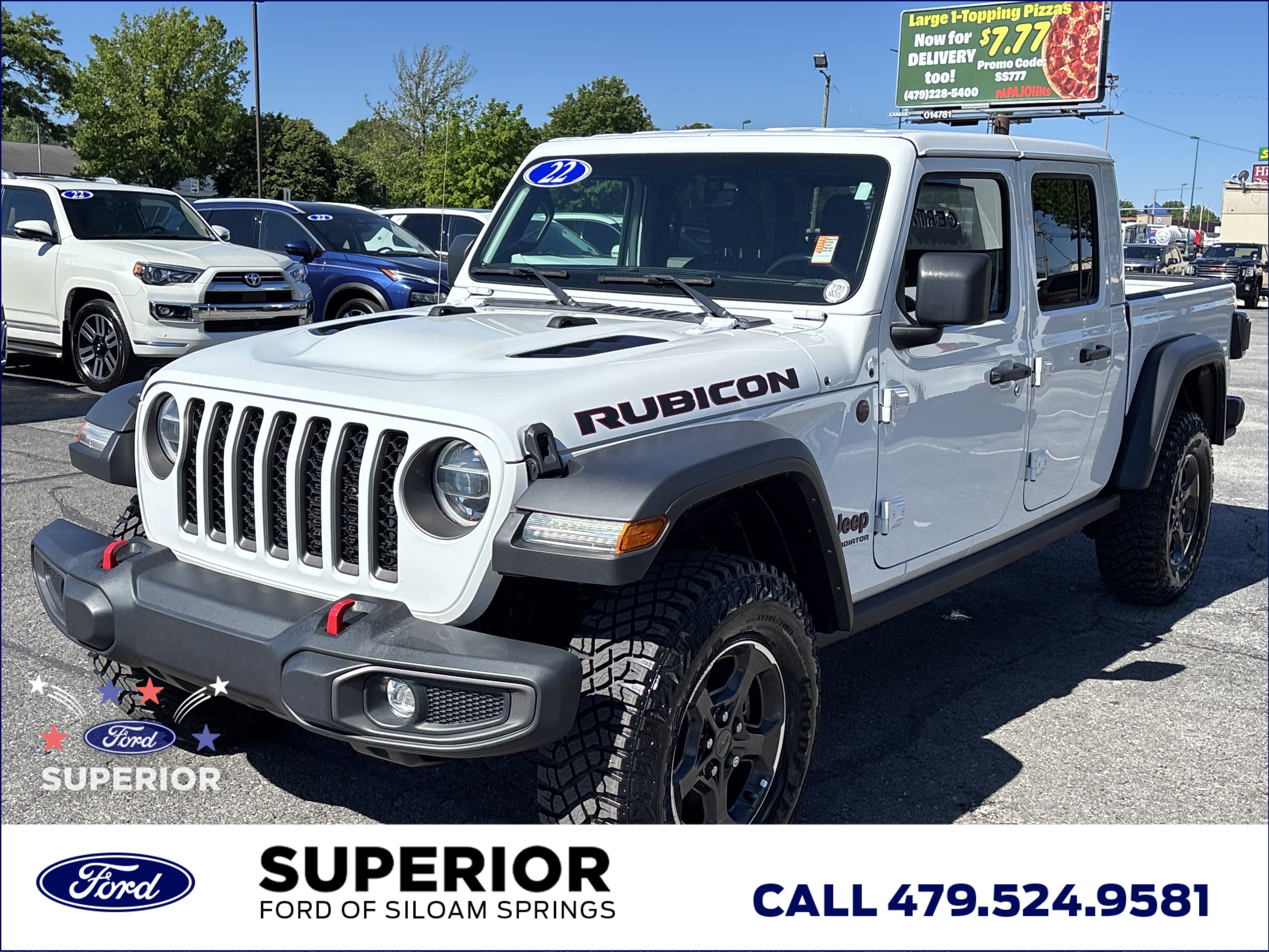 Used 2022 Bright White Clearcoat Jeep Rubicon image 9