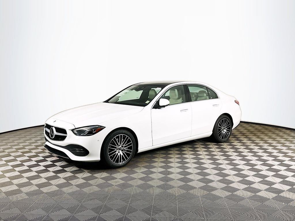 New 2026 Polar White Mercedes-Benz C 300 image 3