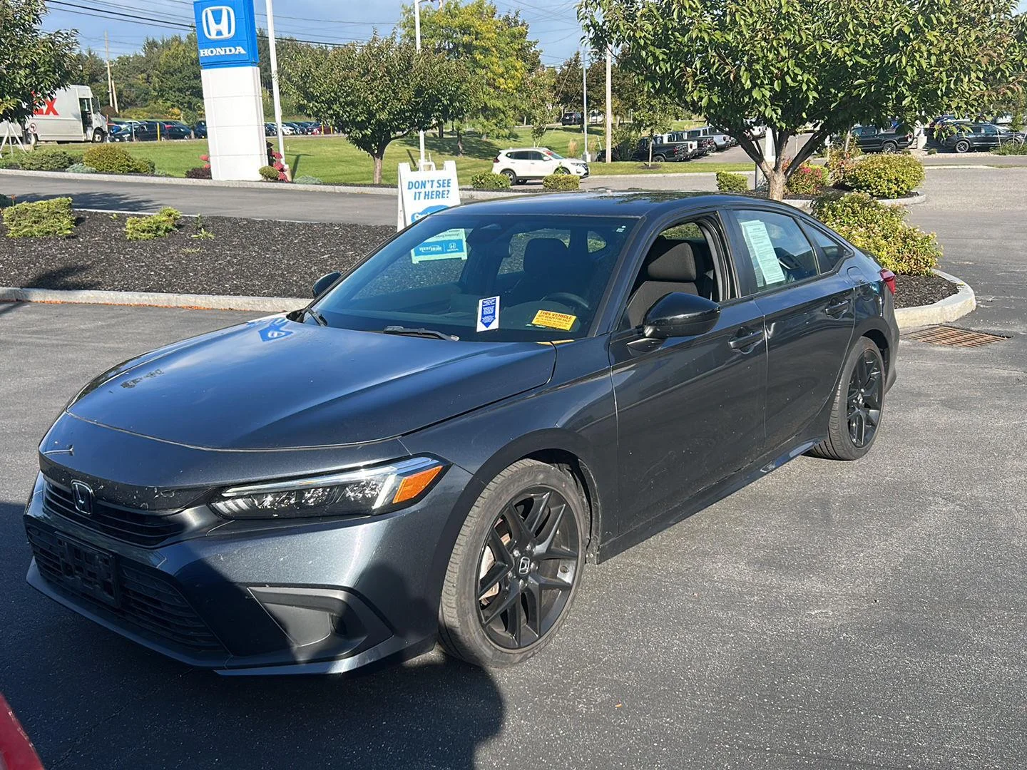 Used 2024 Meteorite Gray Metallic Honda Sport image 2