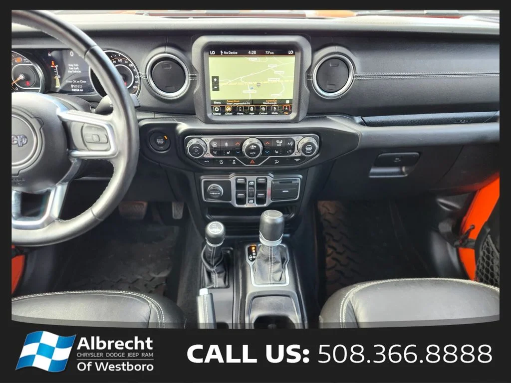 Used 2020 Orange Jeep Unlimited Sahara image 14