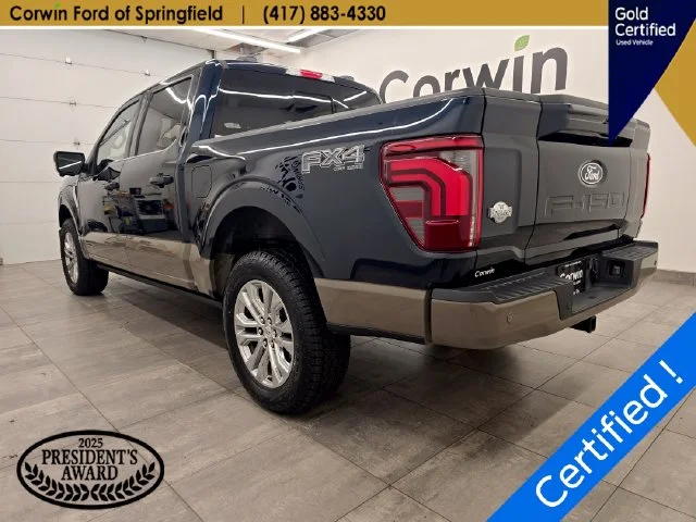 Certified Used 2025 Antimatter Blue Metallic Ford King Ranch image 4