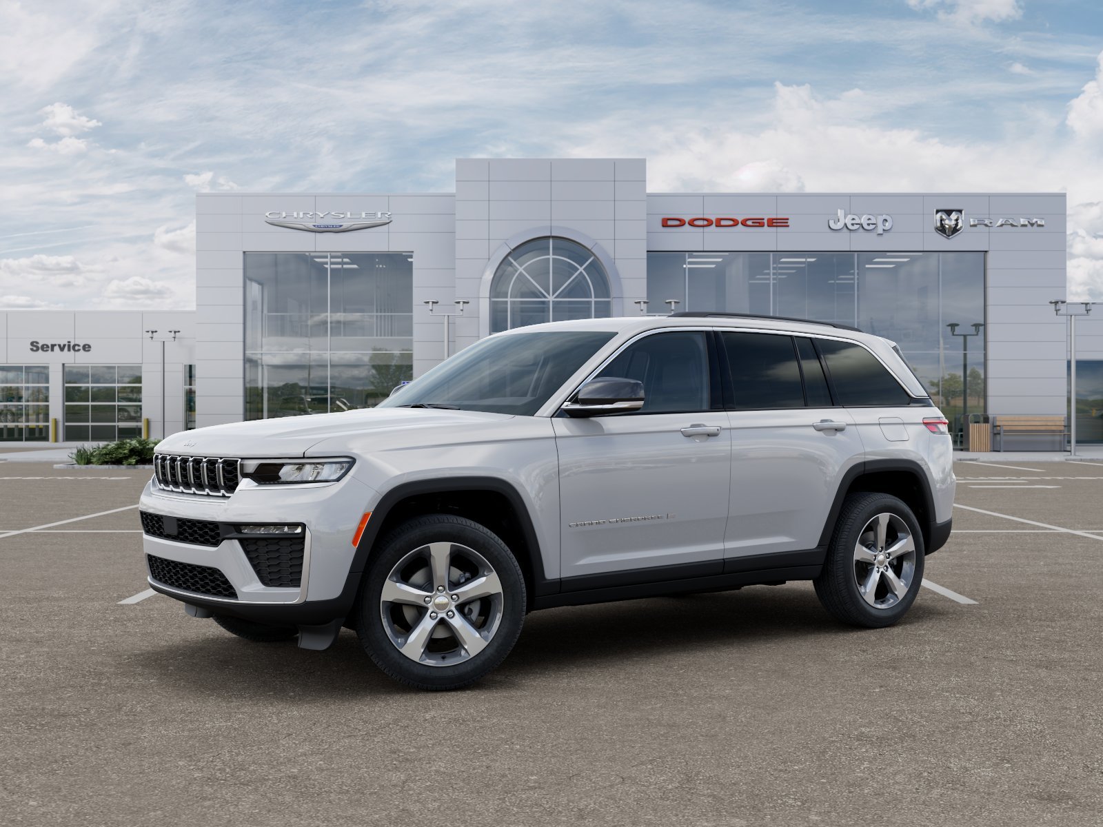 New 2026 Bright White Clear-Coat Exterior Paint Jeep Limited image 36