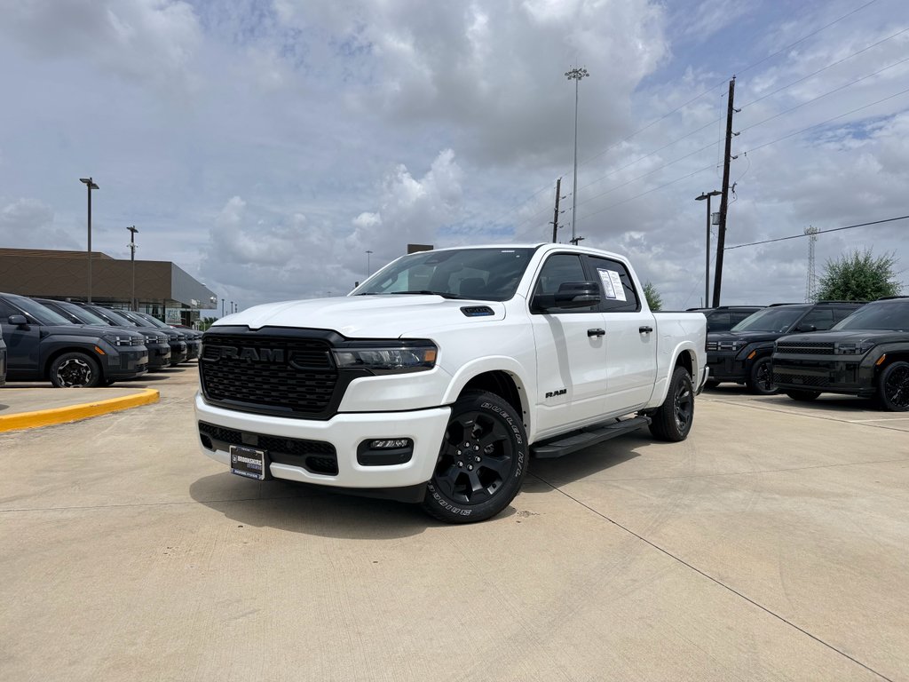 Used 2025 Bright White Clearcoat Ram Lone Star image 9